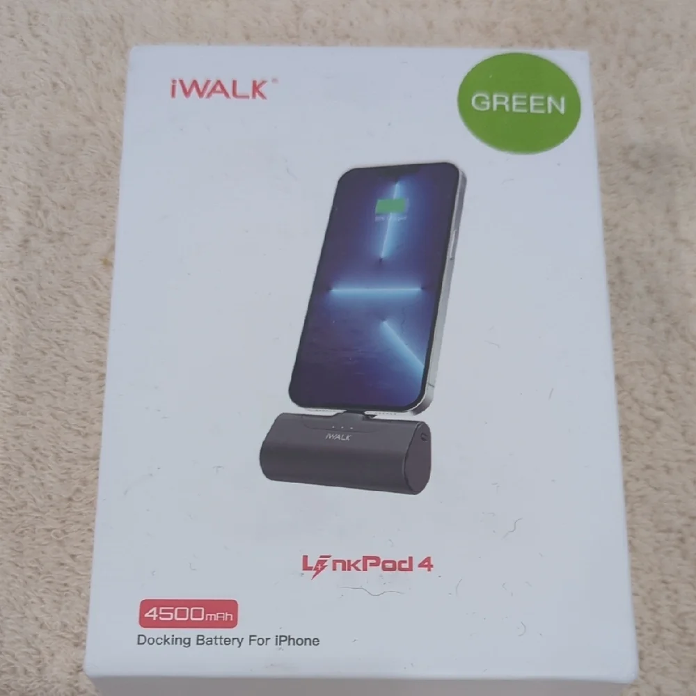 (NEW) LinkPod 4 Green Docking Battery for iPhone